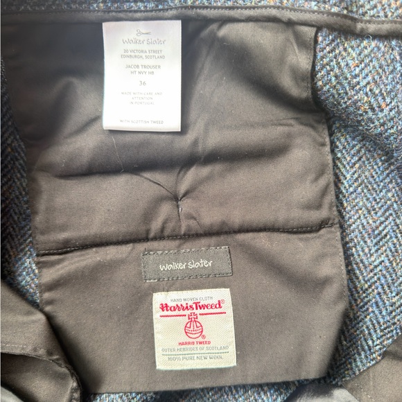 Walker Slater Harris Tweed Wool Trousers - Picture 6 of 10
